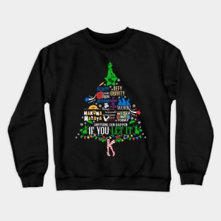 Ugly Broadway Christmas Tree Crewneck Sweatshirt